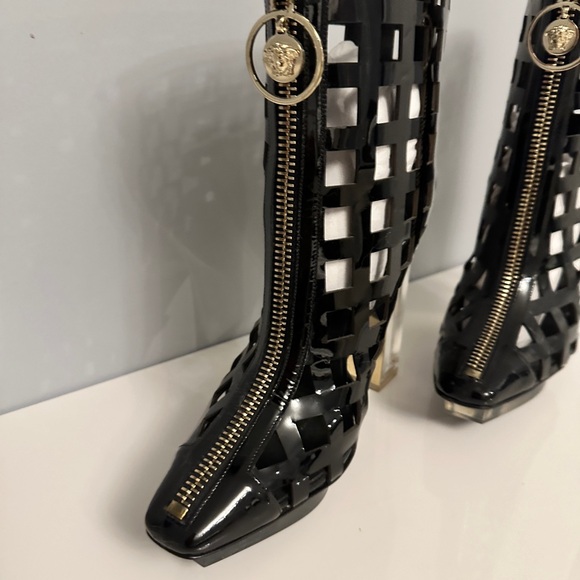 Versace Boots 
Glamorous and stylistic. This statement piece was  worn once. - Picture 8 of 12